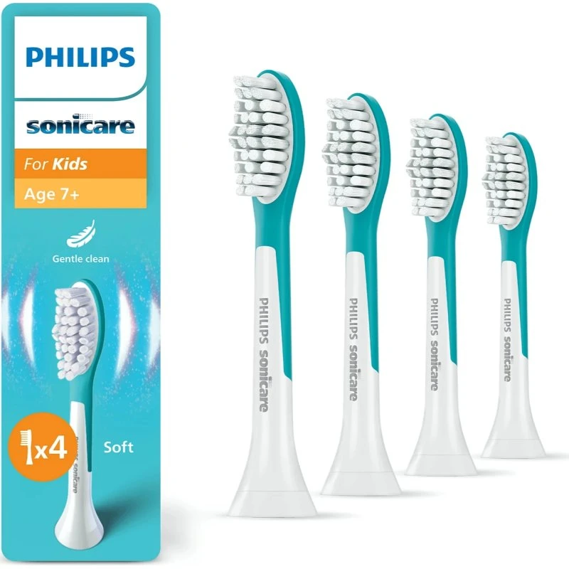 Philips Sonicare Kids HX6044/90 - Pack de 4 Recambios para 7+ años