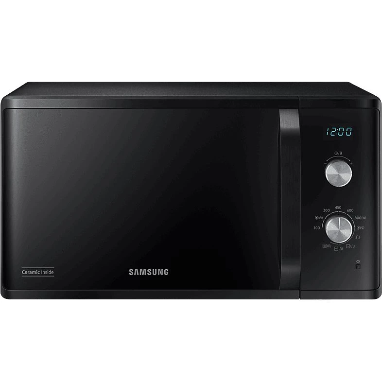 Microondas Samsung MG23K3614AK/E1 con Grill, 800W, 23L, Negro