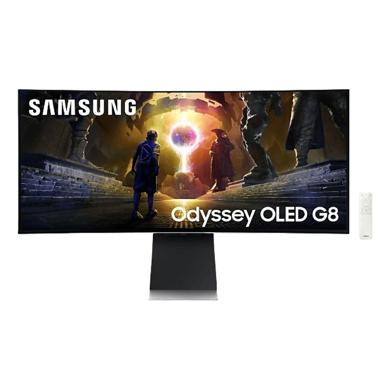 Samsung Odyssey G8 OLED 34" UWQHD 175Hz Curvo Plata