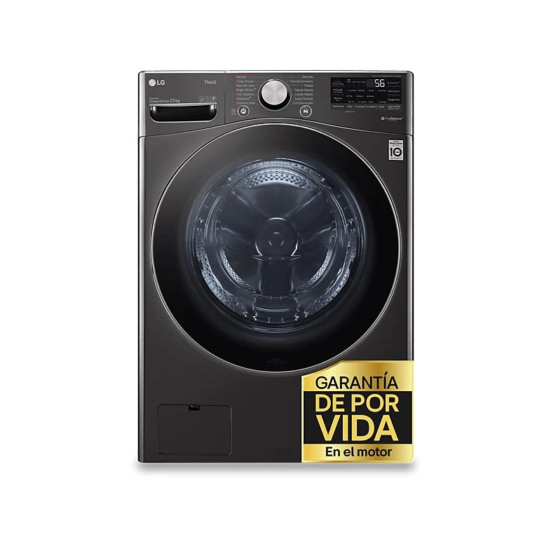 Lavadora LG F0P3CYV2E 20 kg Acero Negro - AI Direct Drive