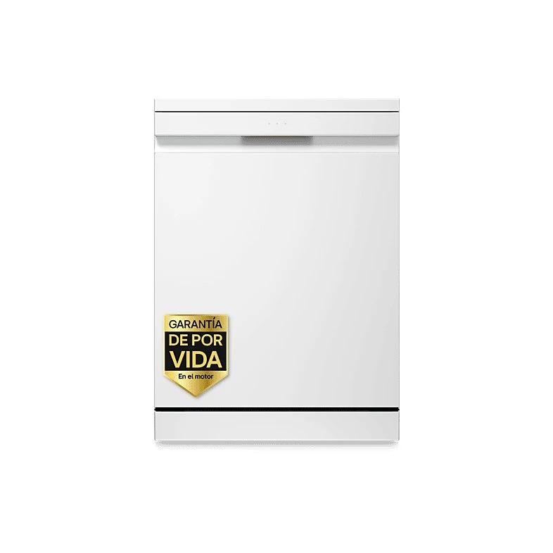 Lavavajillas LG DF375HWS Blanco - 14 Servicios, TrueSteam y QuadWash