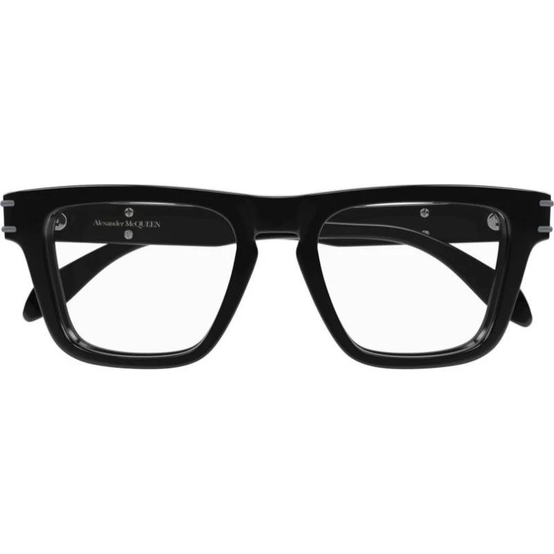 Alexander McQueen AM0400O Gafas de Vista Cuadradas Negras