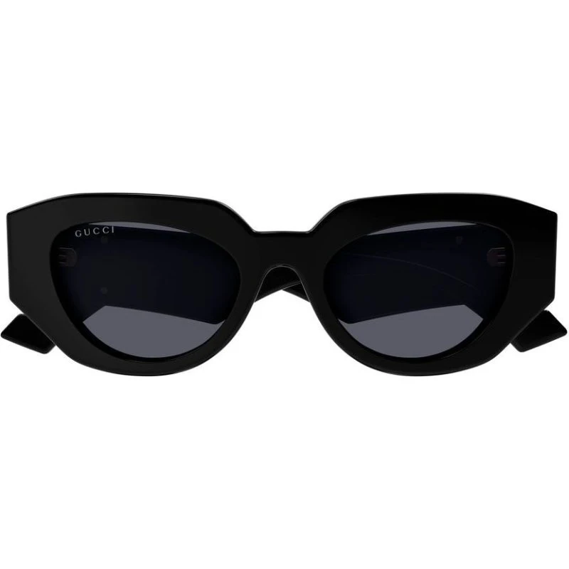 Gucci Gafas de Sol GG1421S Geométricas Negras con Lentes Grises