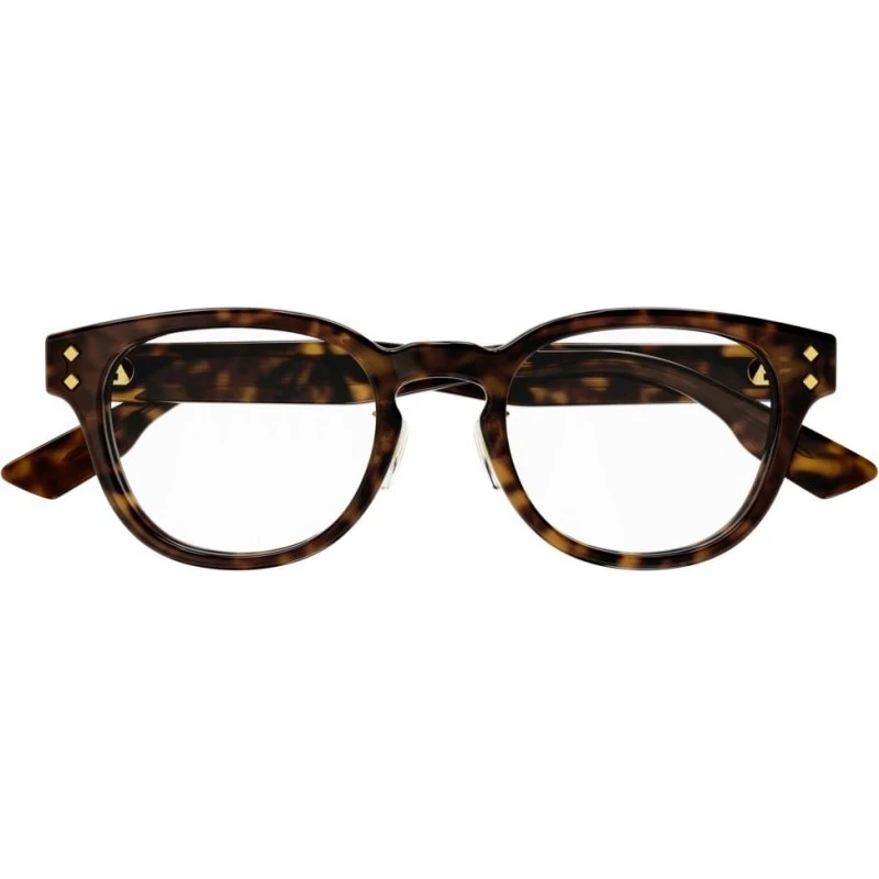 Gucci GG1470OJ Gafas de Vista Redondas Hombre - Color Habano