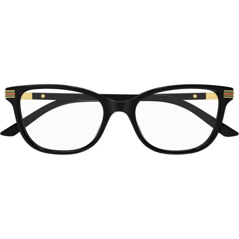 Gucci Gg1451O Gafas de Vista Ojo de Gato para Mujer - Negro