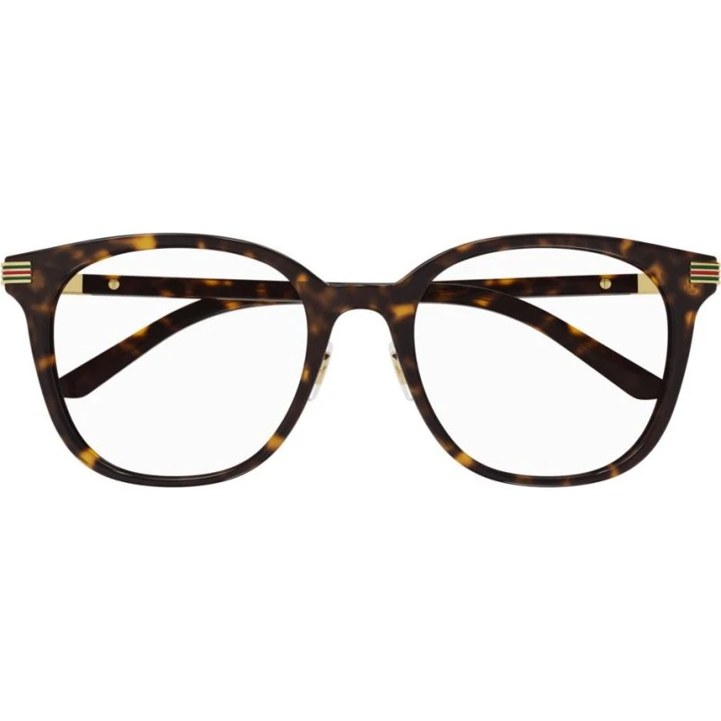 Gucci GG1453OK Gafas de Vista Mujer Redondas Color Habano