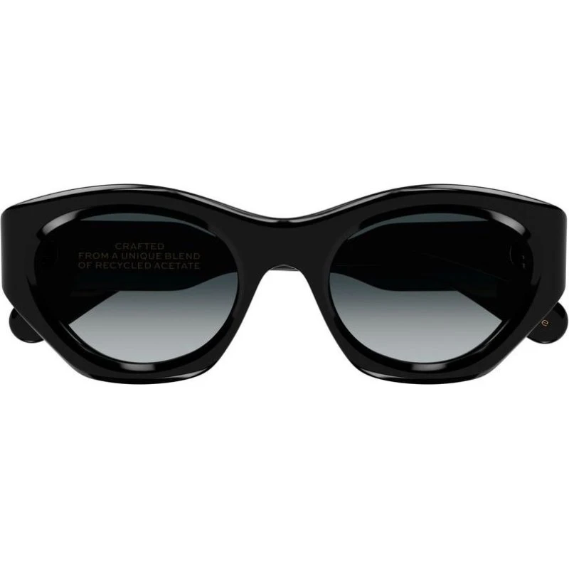 Chloé Gafas de Sol Ojo de Gato Ch0220s Negro/Gris 53mm