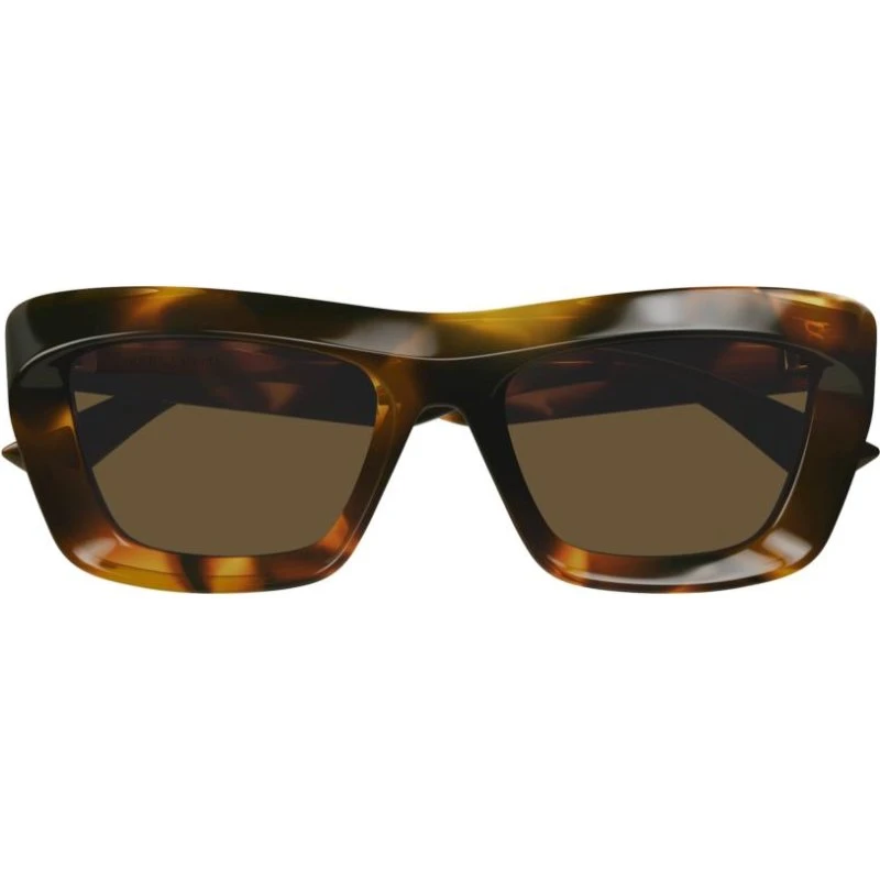 Bottega Veneta BV1283S Gafas de Sol Cuadradas para Mujer - Marrón