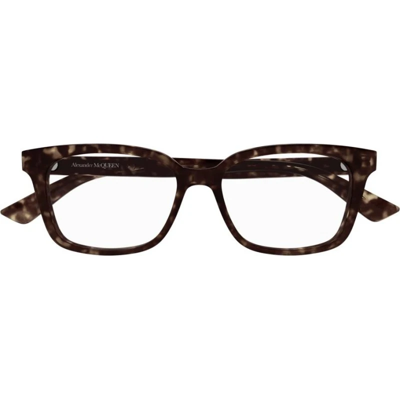 Alexander McQueen Gafas de Vista AM0464O Cuadradas Habano