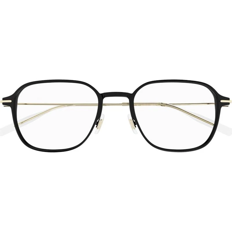 Montblanc MB0358O Gafas de Vista Hombre Negro Geométrico