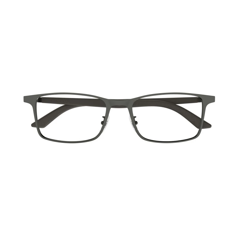 Montblanc MB0361O Gafas de Vista Cuadradas para Hombre en Gris