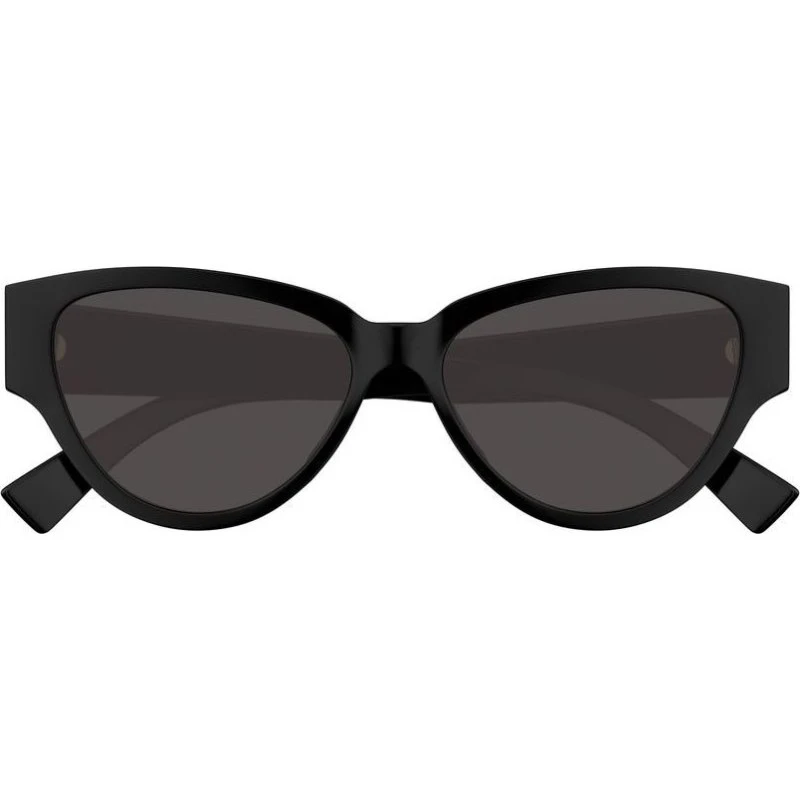 Bottega Veneta BV1319S Gafas de Sol Cat Eye Negro Gris 56mm