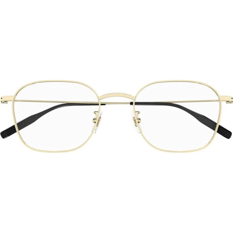 Montblanc MB0371OA Gafas de Vista Hombre Oro Geométricas
