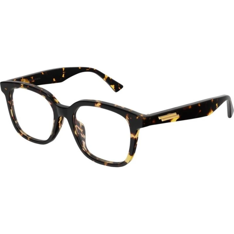 Bottega Veneta BV1334O Gafas de Vista Unisex Cuadradas Habano