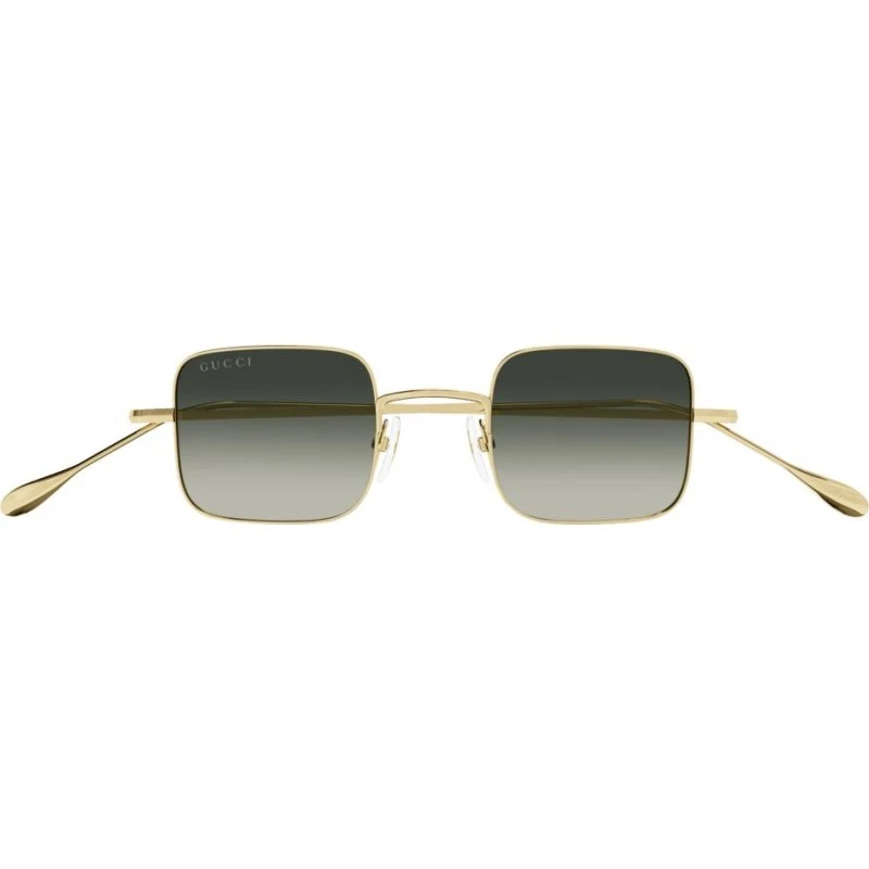 Gucci Gg1813s Gafas de Sol Cuadradas Oro y Gris Unisex 41mm