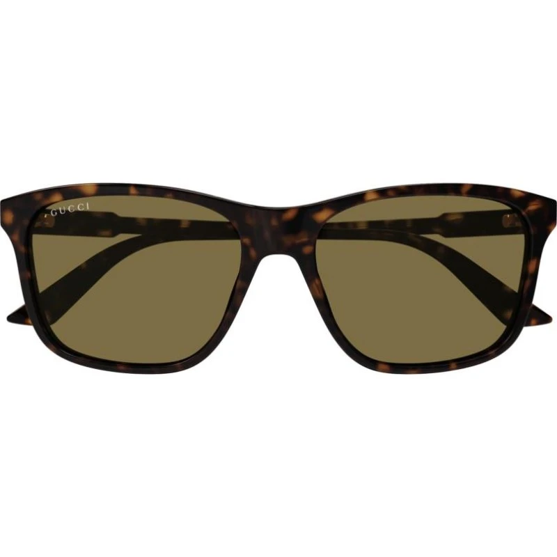Gucci Gg1819s Gafas de Sol Cuadradas Hombre Habano Marrón 57mm