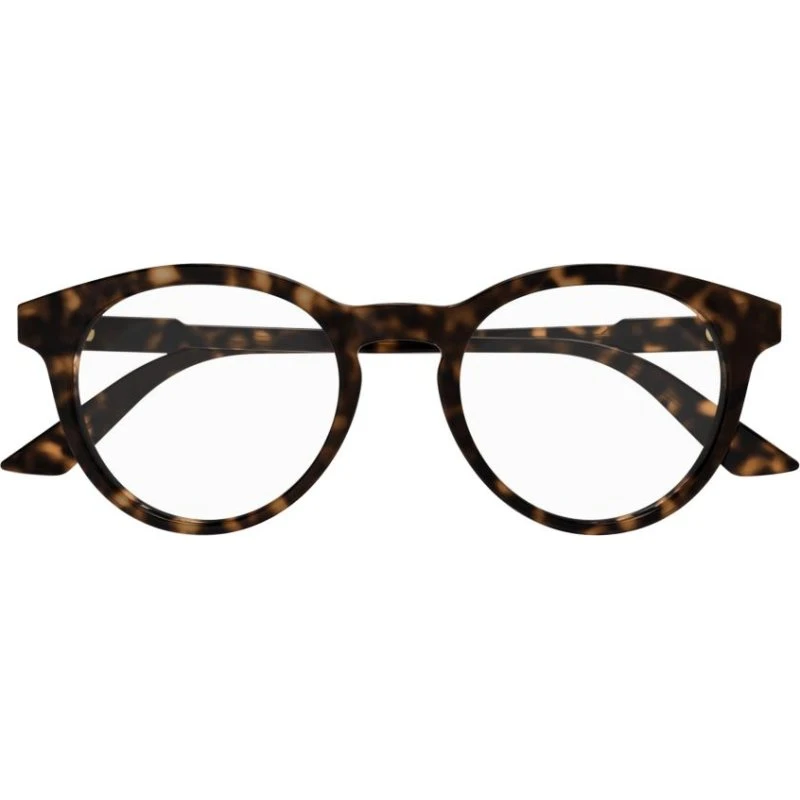 Gucci GG1822O Gafas de Vista Redondas Hombre Color Habano