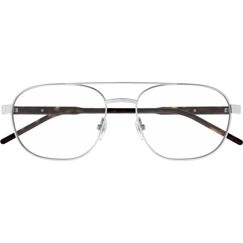 Gucci GG1800O Gafas de Vista Hombre Cuadradas Plata