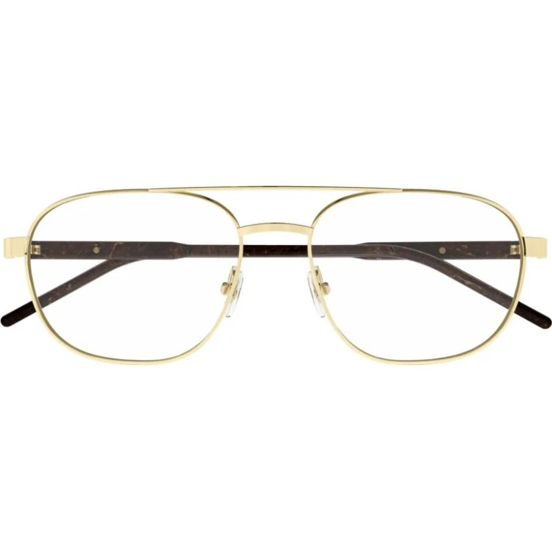Gucci GG1800O Gafas de Vista Cuadradas Oro para Hombre