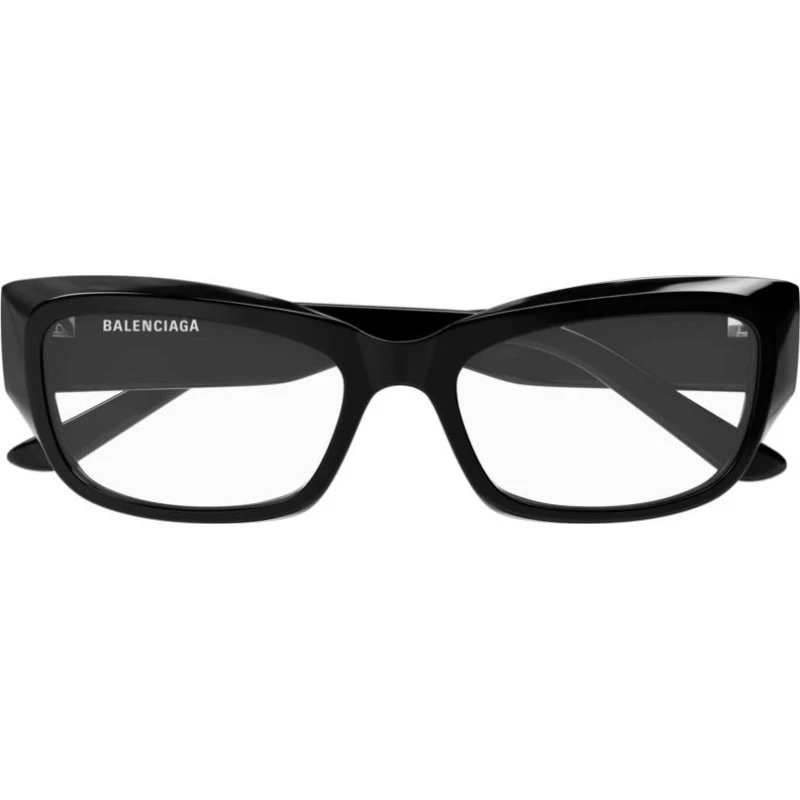 Balenciaga BB0399O Gafas de Vista Rectangulares para Mujer - Negro