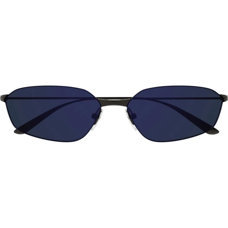 Balenciaga BB0412S Gafas de Sol Geométricas Gris y Azul Unisex