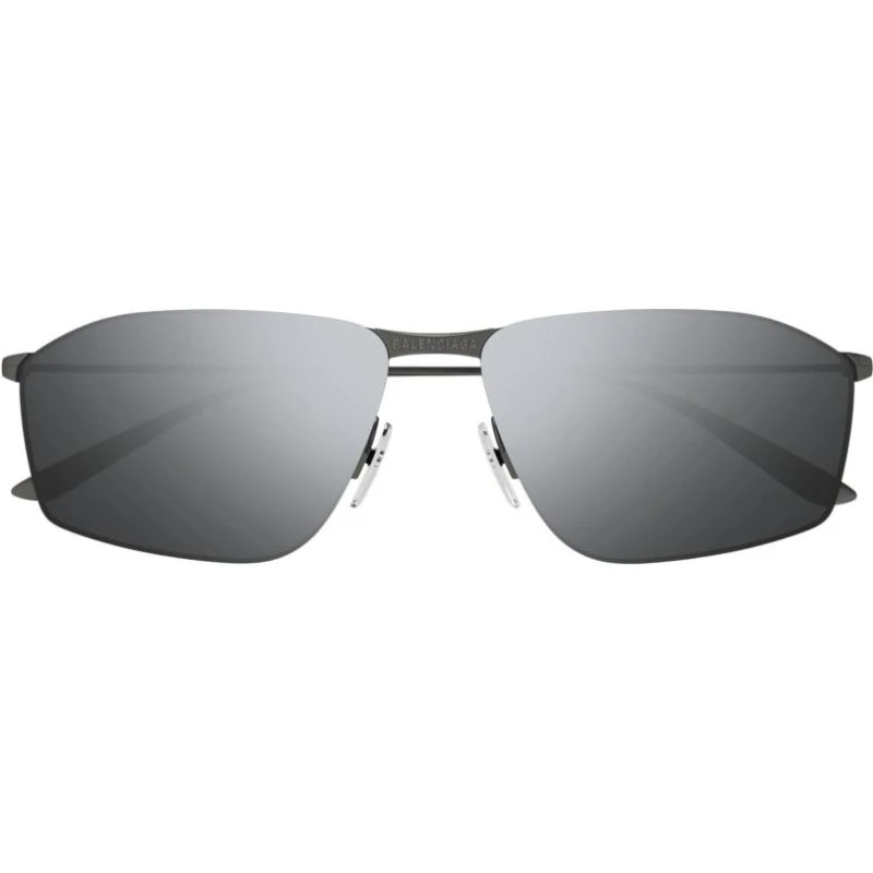 Balenciaga BB0413S Gafas de Sol Cuadradas Rutenio Plata 62mm