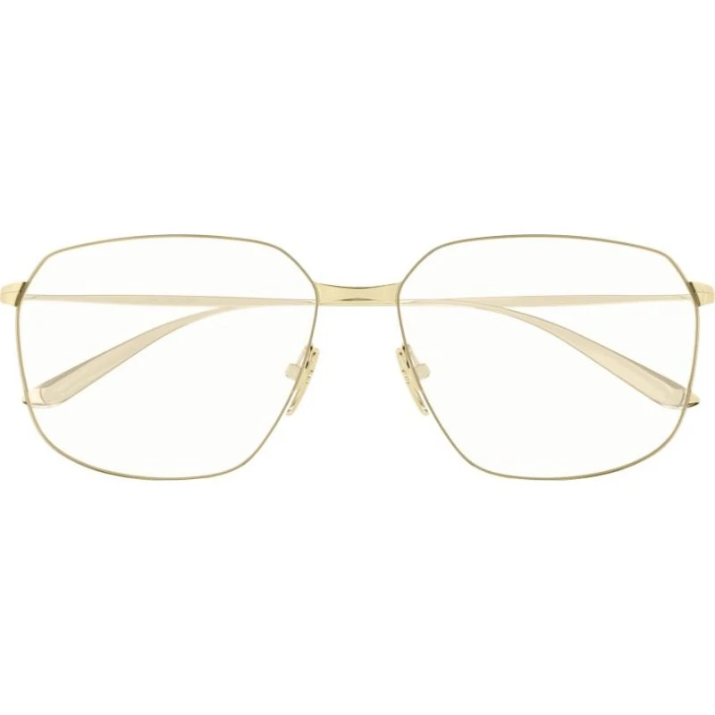 Balenciaga BB0414O Gafas de Vista Cuadradas Oro para Mujer