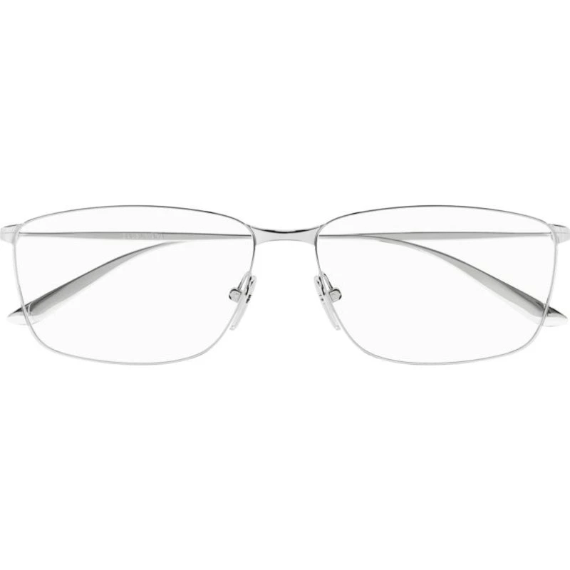 Balenciaga BB0415O Gafas de Vista Hombre Rectangulares Plata