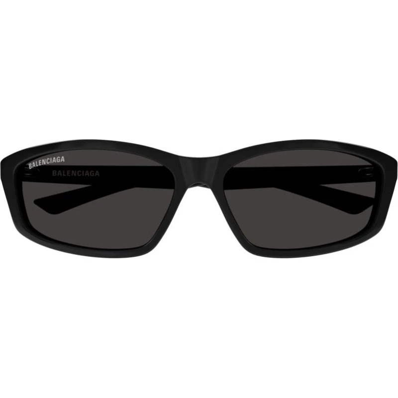 Balenciaga BB0401S Gafas de Sol Cuadradas Unisex Negro/Gris