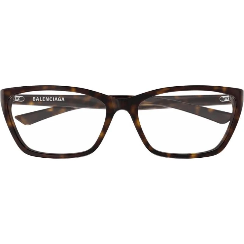 Balenciaga BB0406O Gafas de Vista Ojo de Gato Color Habano