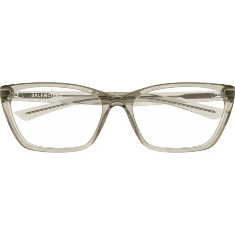 Balenciaga BB0406O Gafas de Vista Ojo de Gato para Mujer - Marrón/Beige