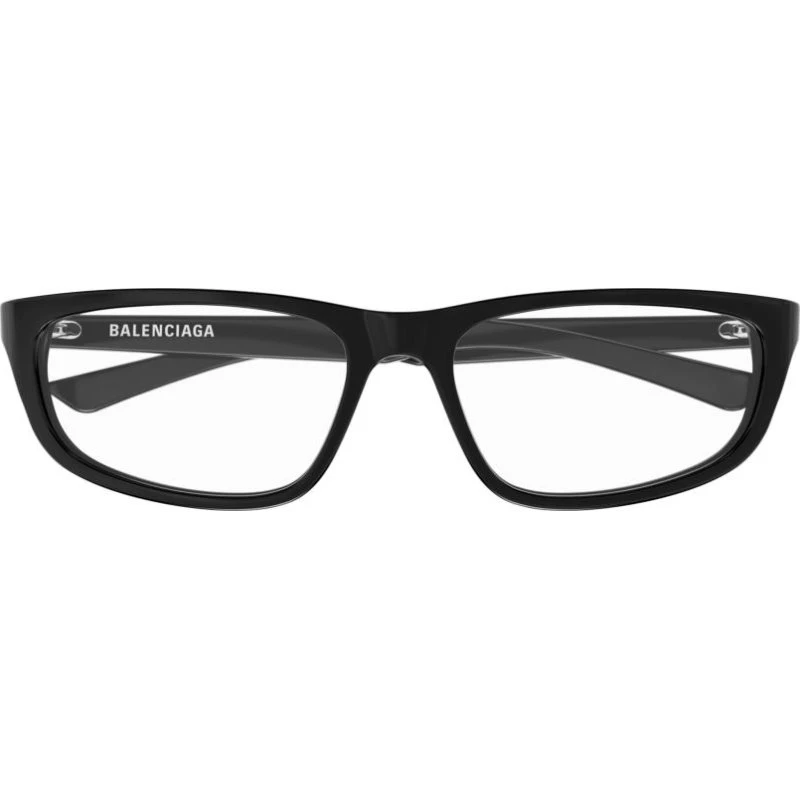 Balenciaga BB0407O Gafas de Vista Rectangulares Unisex Negro