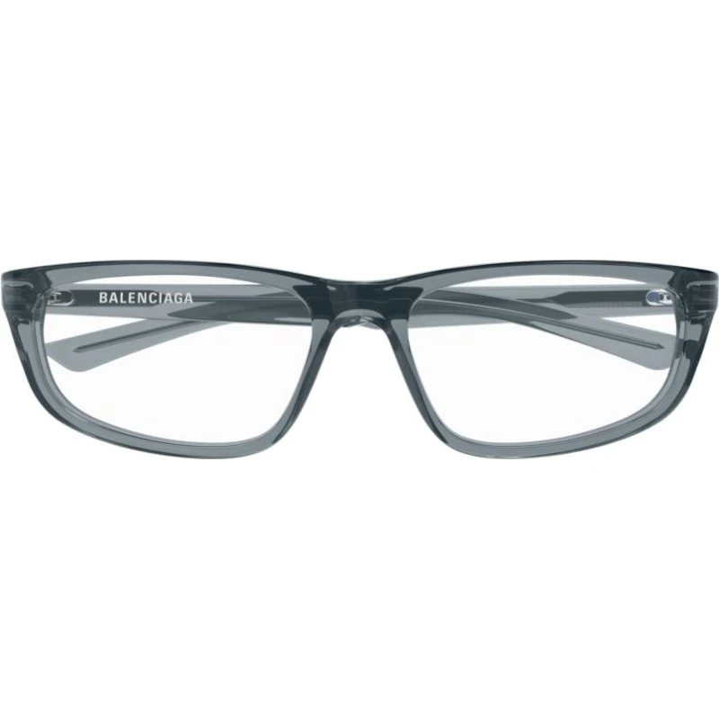 Balenciaga BB0407O Gafas de Vista Rectangulares Verdes Unisex