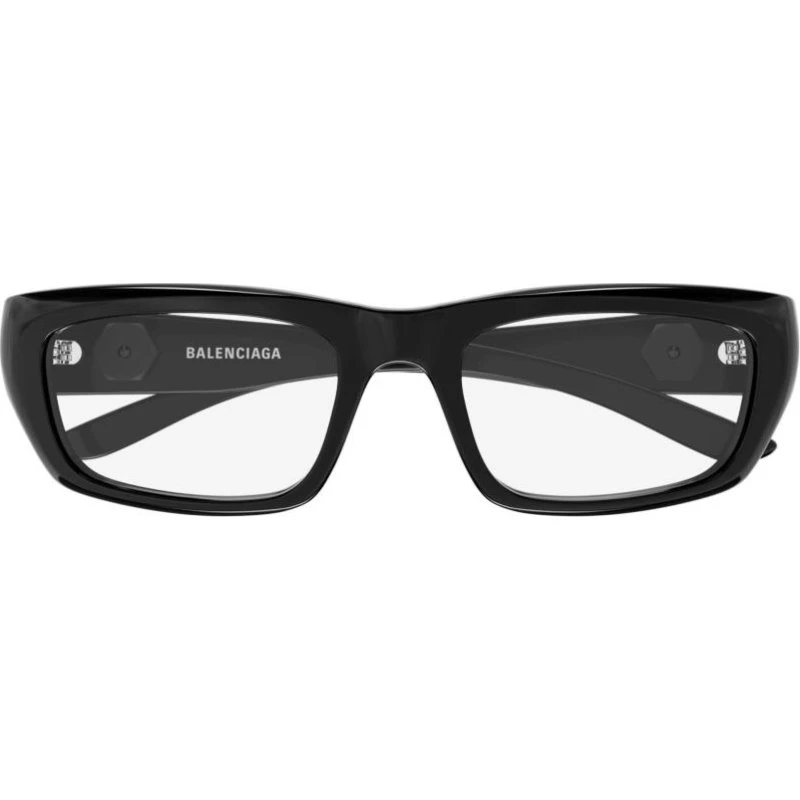 Balenciaga BB0411O Gafas de Vista Rectangulares Unisex Negro