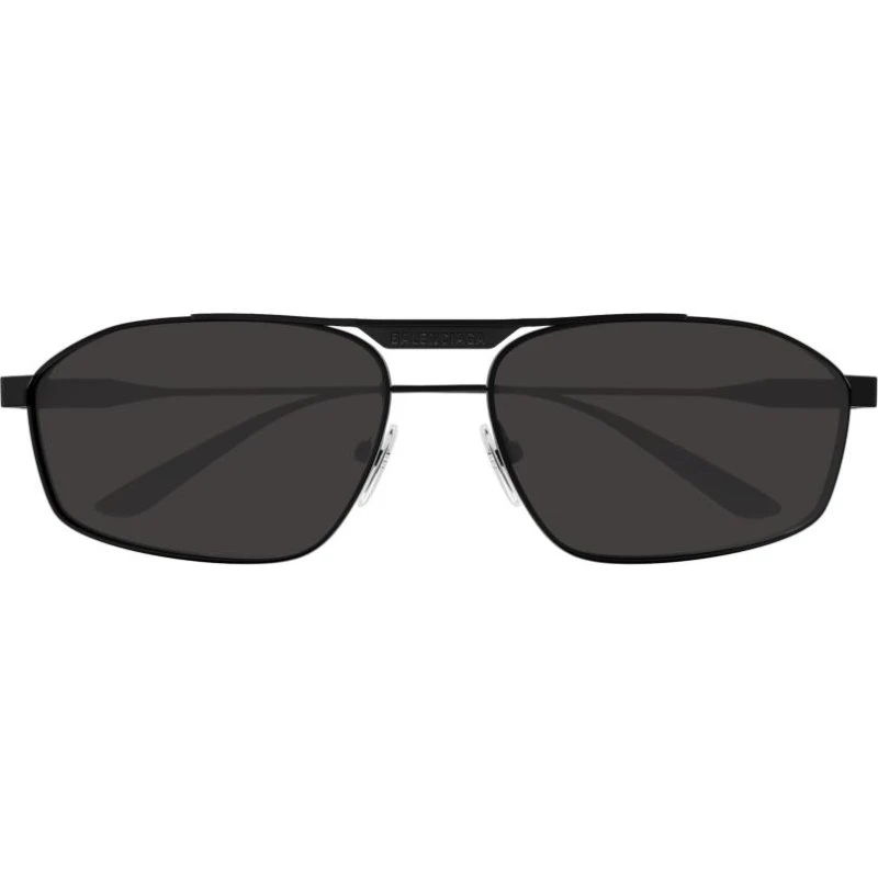 Balenciaga BB0416S Gafas de Sol Geométricas Hombre Negro Gris