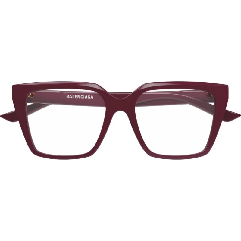 Balenciaga BB0130O Gafas de Vista Mariposa Rojo para Mujer