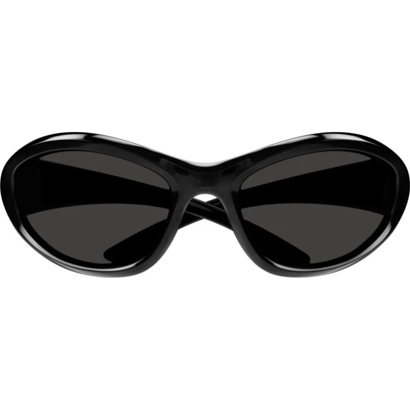 Balenciaga BB0384SA Gafas de Sol Cat Eye Negro Gris Unisex