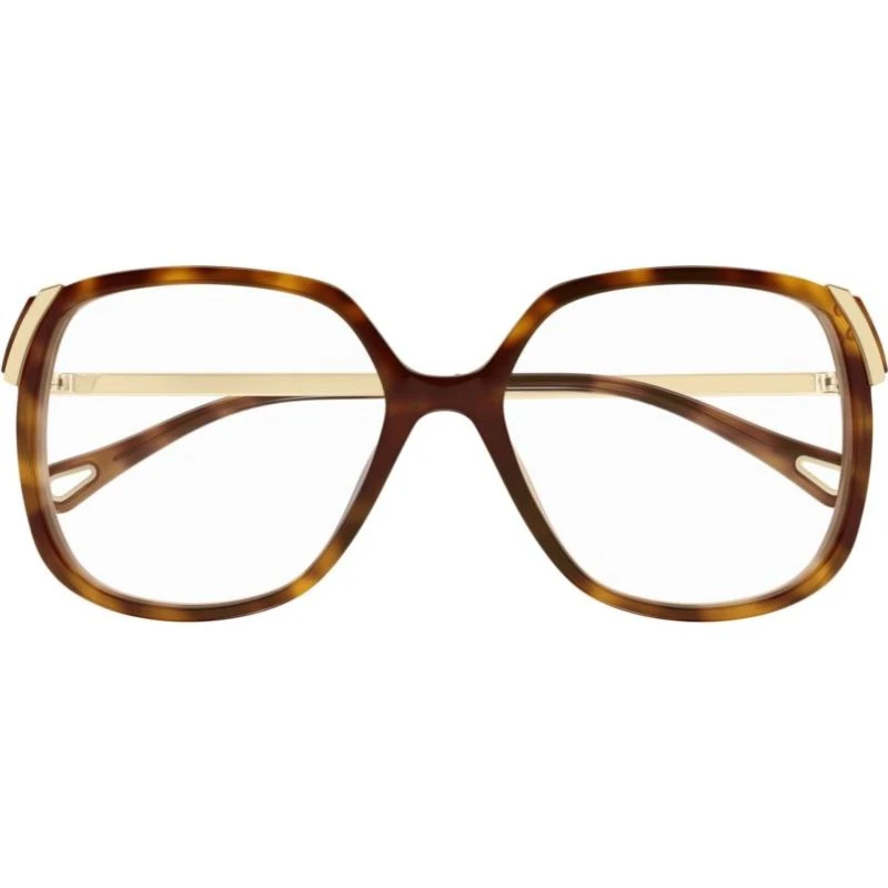 Chloé CH0287O Gafas de Vista Cuadradas Color Habano para Mujer