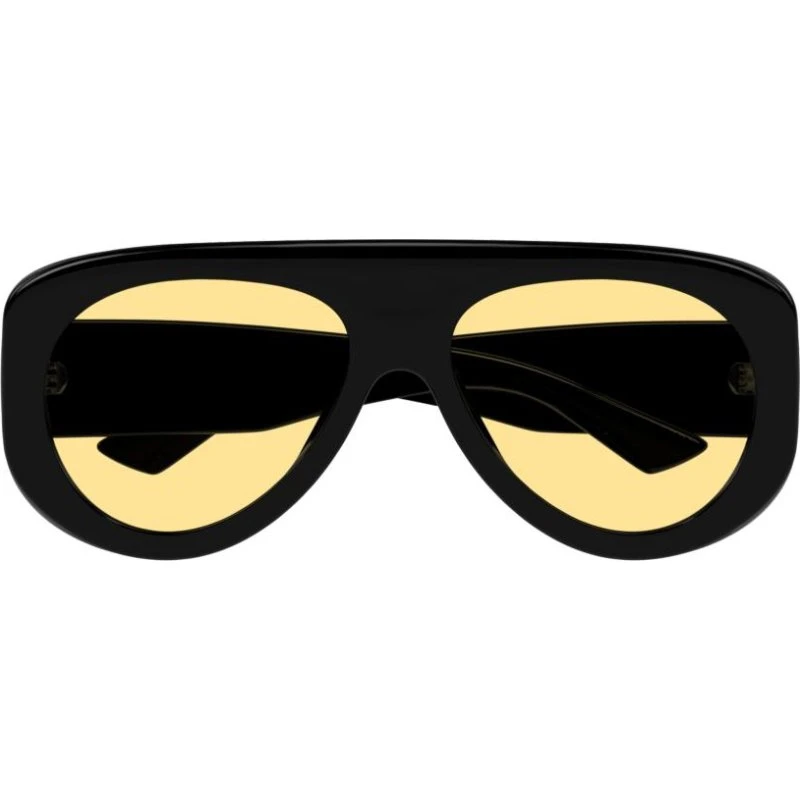Bottega Veneta BV1362S Gafas de Sol Unisex Negro Naranja 58mm