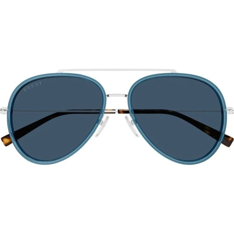 Gucci GG1981S Gafas de Sol Piloto Azul para Hombre 56mm