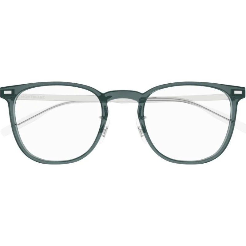 Montblanc MB0393ON Gafas de Vista Cuadradas para Hombre en Gris