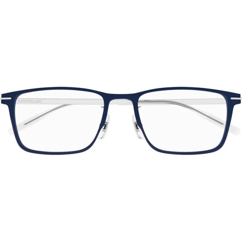 Montblanc MB0396ON Gafas de Vista Cuadradas Azul para Hombre