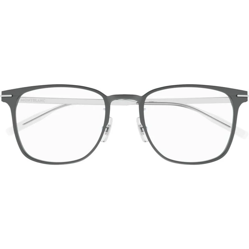 Montblanc MB0397ON Gafas de Vista Cuadradas Gris para Hombre