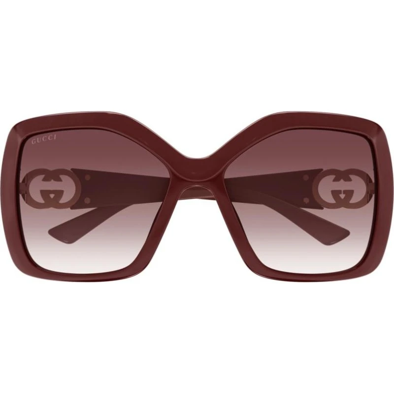 Gucci Gg2015s Gafas de Sol Oversize Rojo 59mm para Mujer