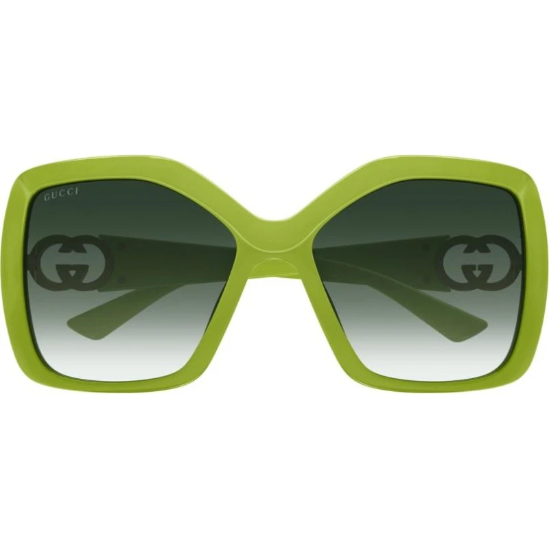 Gucci GG2015S Gafas de Sol Oversize Verde para Mujer