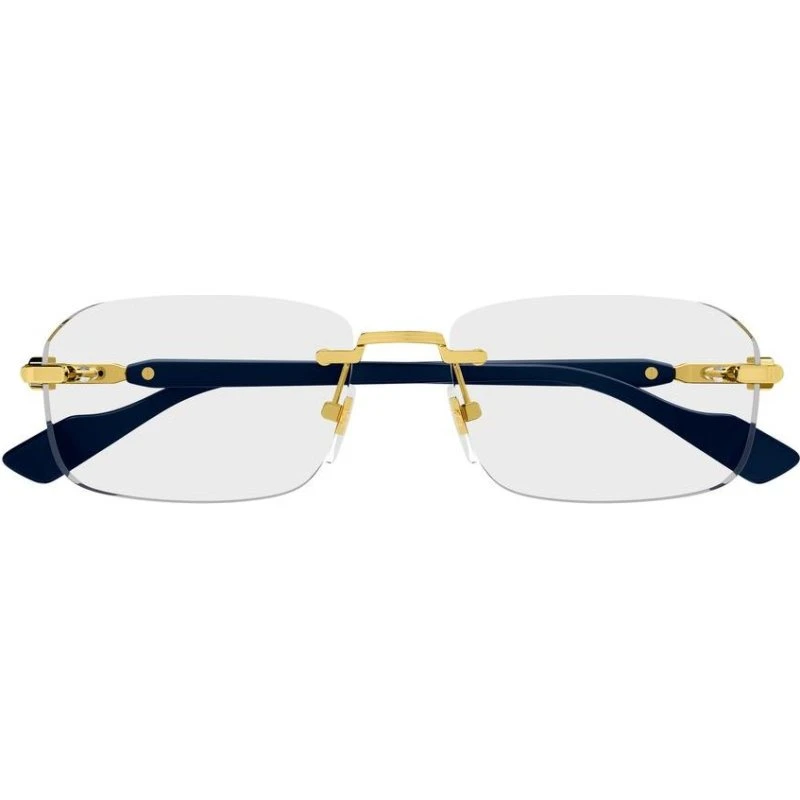 Gucci Gg1221o Gafas de Vista Cuadradas Azul para Hombre