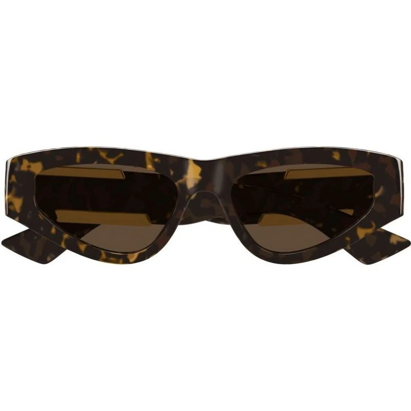 Bottega Veneta BV1407S Gafas de Sol Cat Eye Habano Marrón 53mm