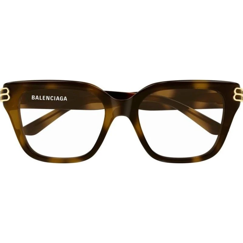 Balenciaga BB0437O Gafas de Vista Cuadradas Habano para Mujer