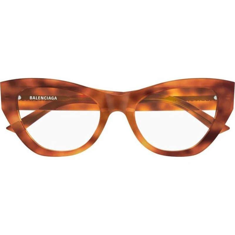 Balenciaga BB0449O Gafas de Vista Ojo de Gato Color Habano