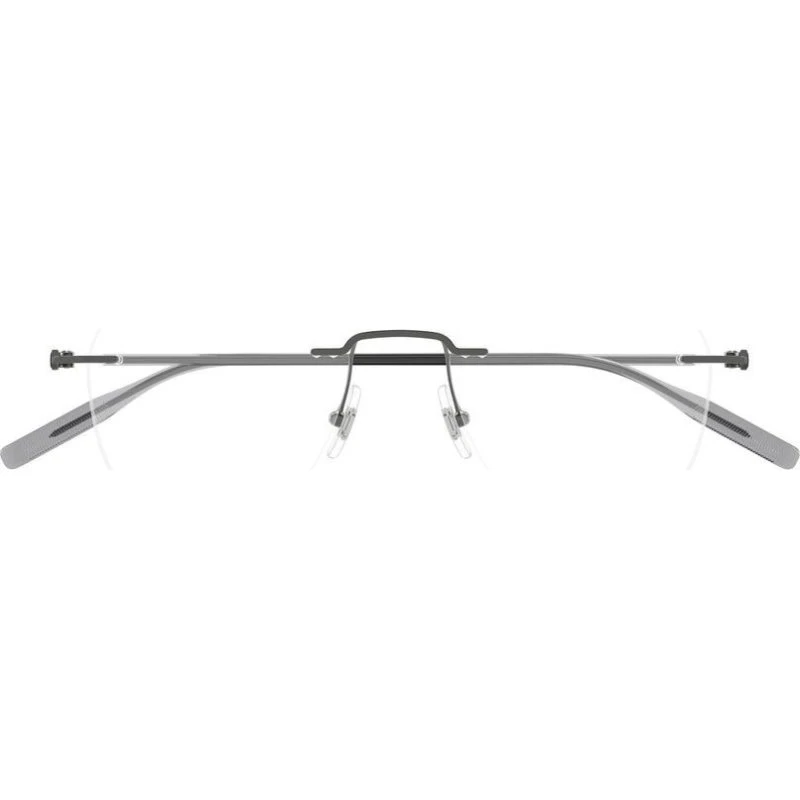Montblanc MB0430O Gafas de Vista Redondas para Hombre - Negro